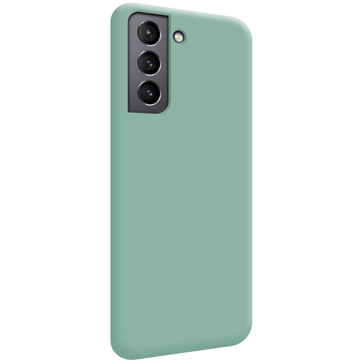 Funda Silicona Líquida Ultra Suave para Samsung Galaxy S21+ Plus 5G color Verde