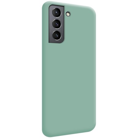 Funda Silicona Líquida Ultra Suave para Samsung Galaxy S21+ Plus 5G color Verde