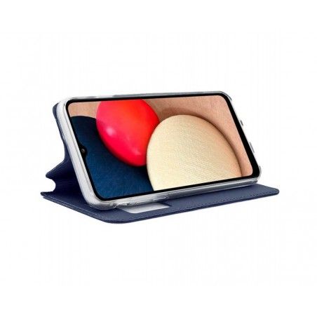 Funda Libro Soporte con Ventana para Samsung Galaxy A02s color Azul