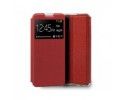 Funda Libro Soporte con Ventana para Samsung Galaxy A02s color Roja