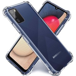 Funda Gel Tpu Anti-Shock Transparente para Samsung Galaxy A02s