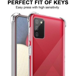 Funda Gel Tpu Anti-Shock Transparente para Samsung Galaxy A02s 2