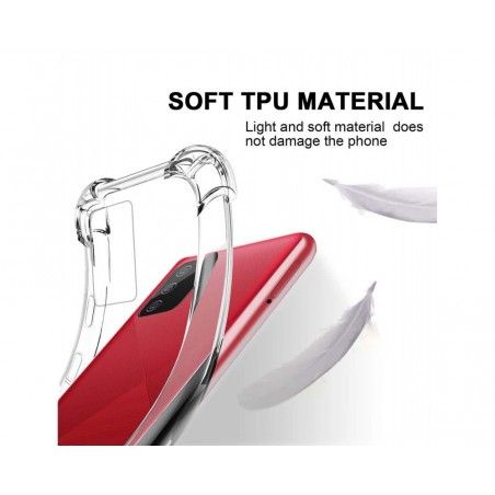 Funda Gel Tpu Anti-Shock Transparente para Samsung Galaxy A02s