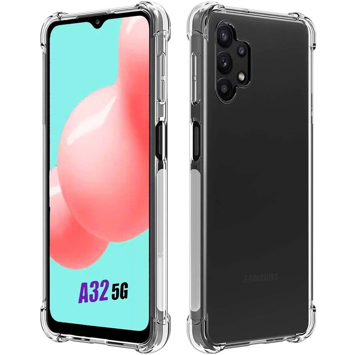 Funda Gel Tpu Anti-Shock Transparente para Samsung Galaxy A32 5G