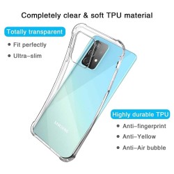Funda Gel Tpu Anti-Shock Transparente para Samsung Galaxy A52 / A52 5G / A52s 5G 2