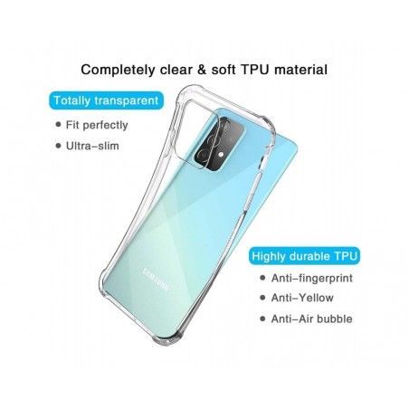Funda Gel Tpu Anti-Shock Transparente para Samsung Galaxy A52 / A52 5G / A52s 5G