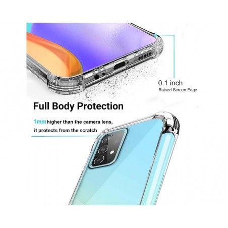 Funda Gel Tpu Anti-Shock Transparente para Samsung Galaxy A52 / A52 5G / A52s 5G