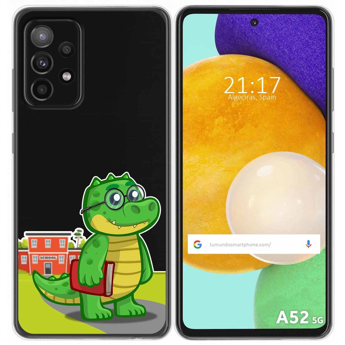 Funda Gel Transparente para Samsung Galaxy A52 / A52 5G / A52s 5G diseño Coco Dibujos