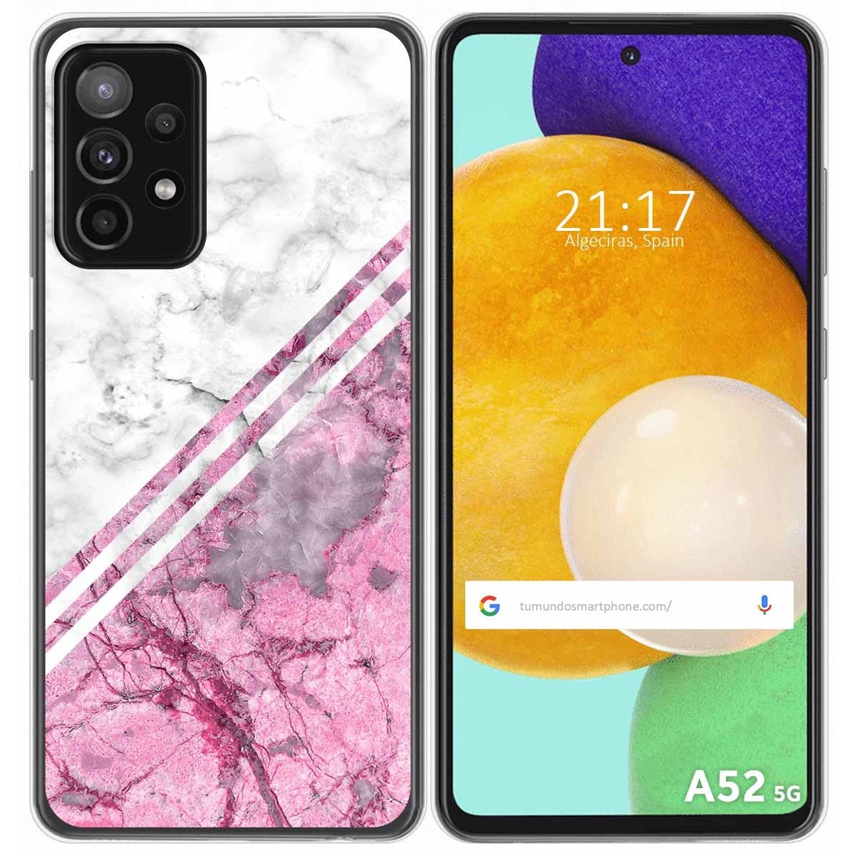 Funda Gel Tpu para Samsung Galaxy A52 / A52 5G / A52s 5G diseño Mármol 03 Dibujos