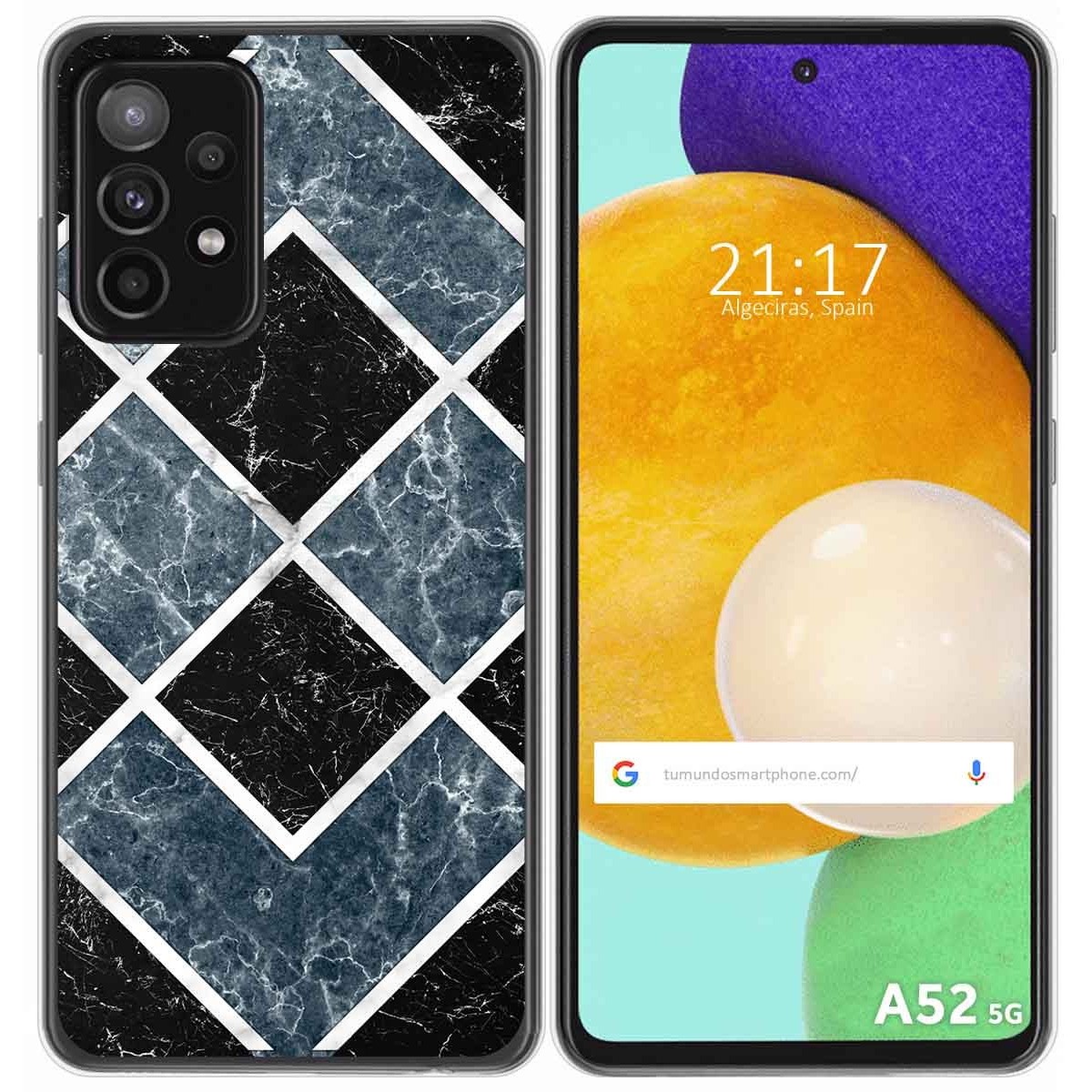 Funda Gel Tpu para Samsung Galaxy A52 / A52 5G / A52s 5G diseño Mármol 06 Dibujos