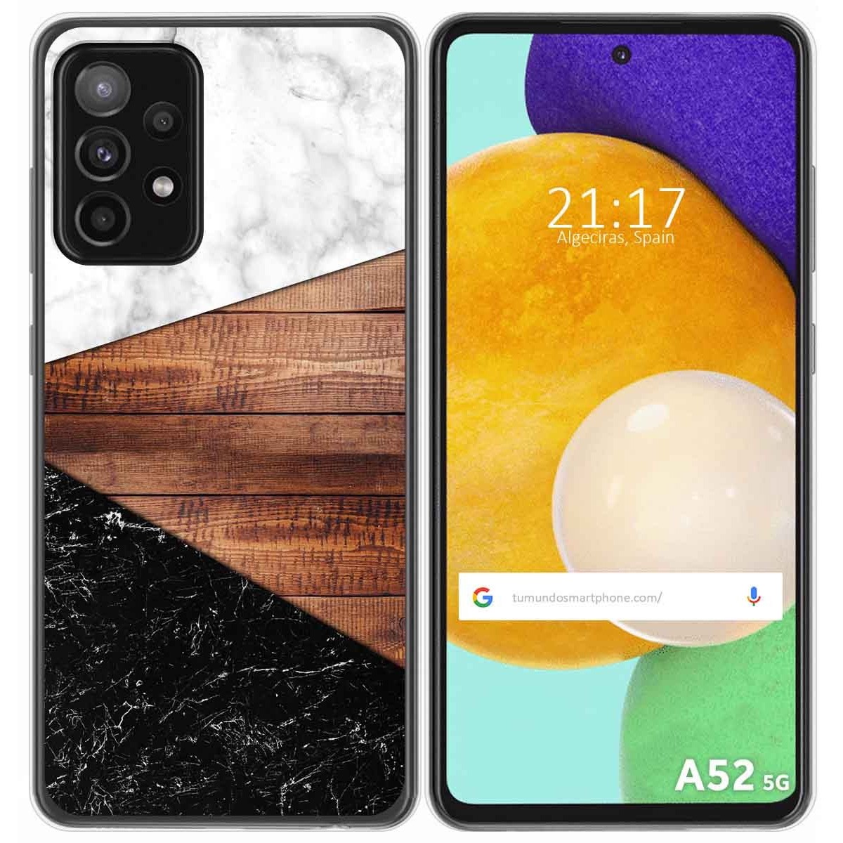 Funda Gel Tpu para Samsung Galaxy A52 / A52 5G / A52s 5G diseño Mármol 11 Dibujos
