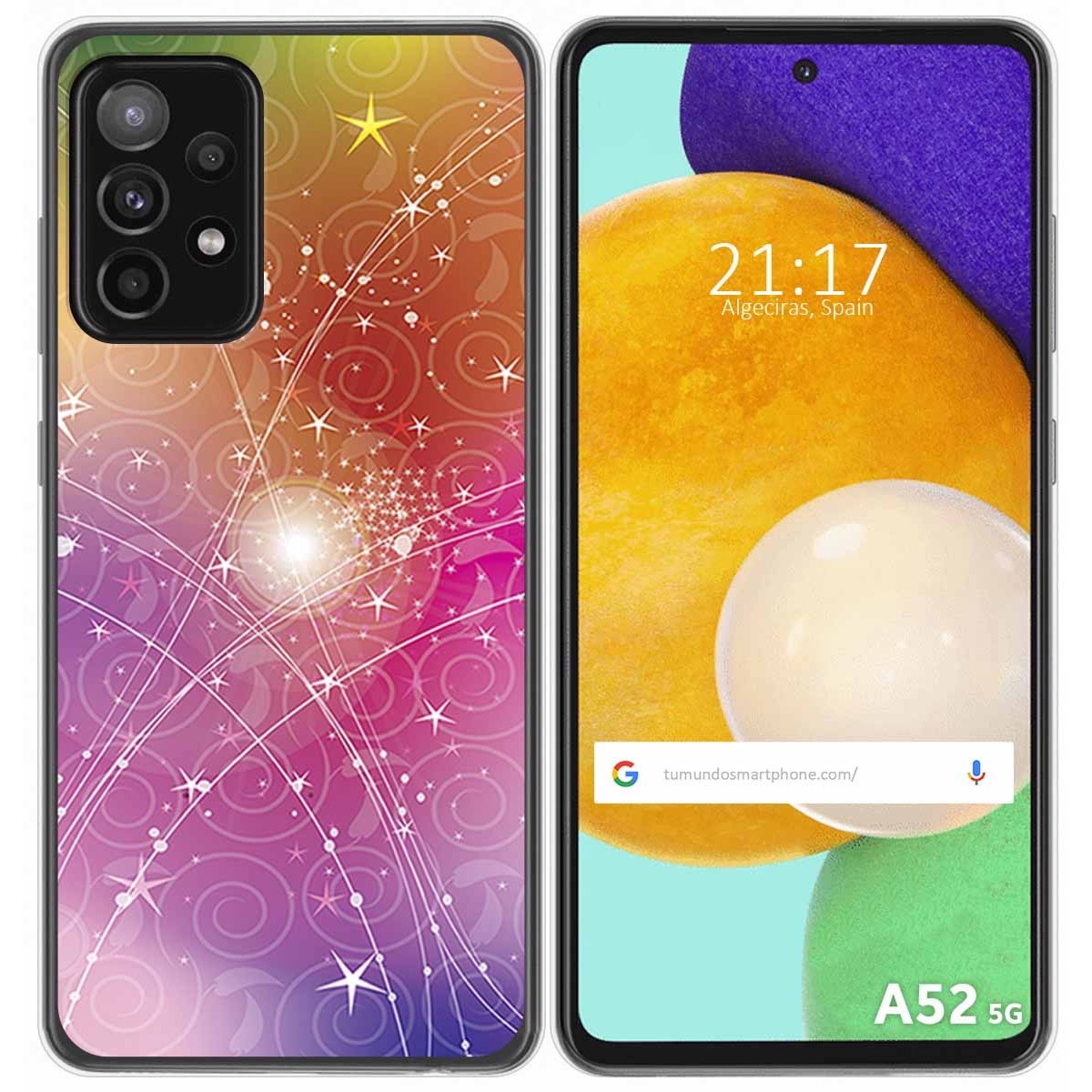 Funda Gel Tpu para Samsung Galaxy A52 / A52 5G / A52s 5G diseño Abstracto Dibujos