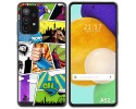 Funda Gel Tpu para Samsung Galaxy A52 / A52 5G / A52s 5G diseño Comic Dibujos