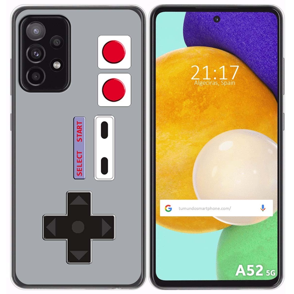 Funda Gel Tpu para Samsung Galaxy A52 / A52 5G / A52s 5G diseño Consola Dibujos