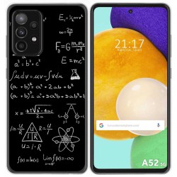 Funda Gel Tpu para Samsung Galaxy A52 / A52 5G / A52s 5G diseño Formulas Dibujos