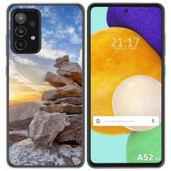 Funda Gel Tpu para Samsung Galaxy A52 / A52 5G / A52s 5G diseño Sunset Dibujos