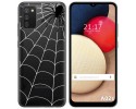 Funda Gel Transparente para Samsung Galaxy A02s diseño Araña Dibujos