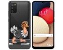 Funda Gel Transparente para Samsung Galaxy A02s diseño Avestruz Dibujos