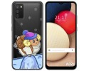 Funda Gel Transparente para Samsung Galaxy A02s diseño Cabra Dibujos