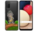 Funda Gel Transparente para Samsung Galaxy A02s diseño Mono Dibujos