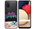 Funda Gel Transparente para Samsung Galaxy A02s diseño Summer Dibujos