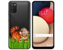 Funda Gel Transparente para Samsung Galaxy A02s diseño Tigre Dibujos
