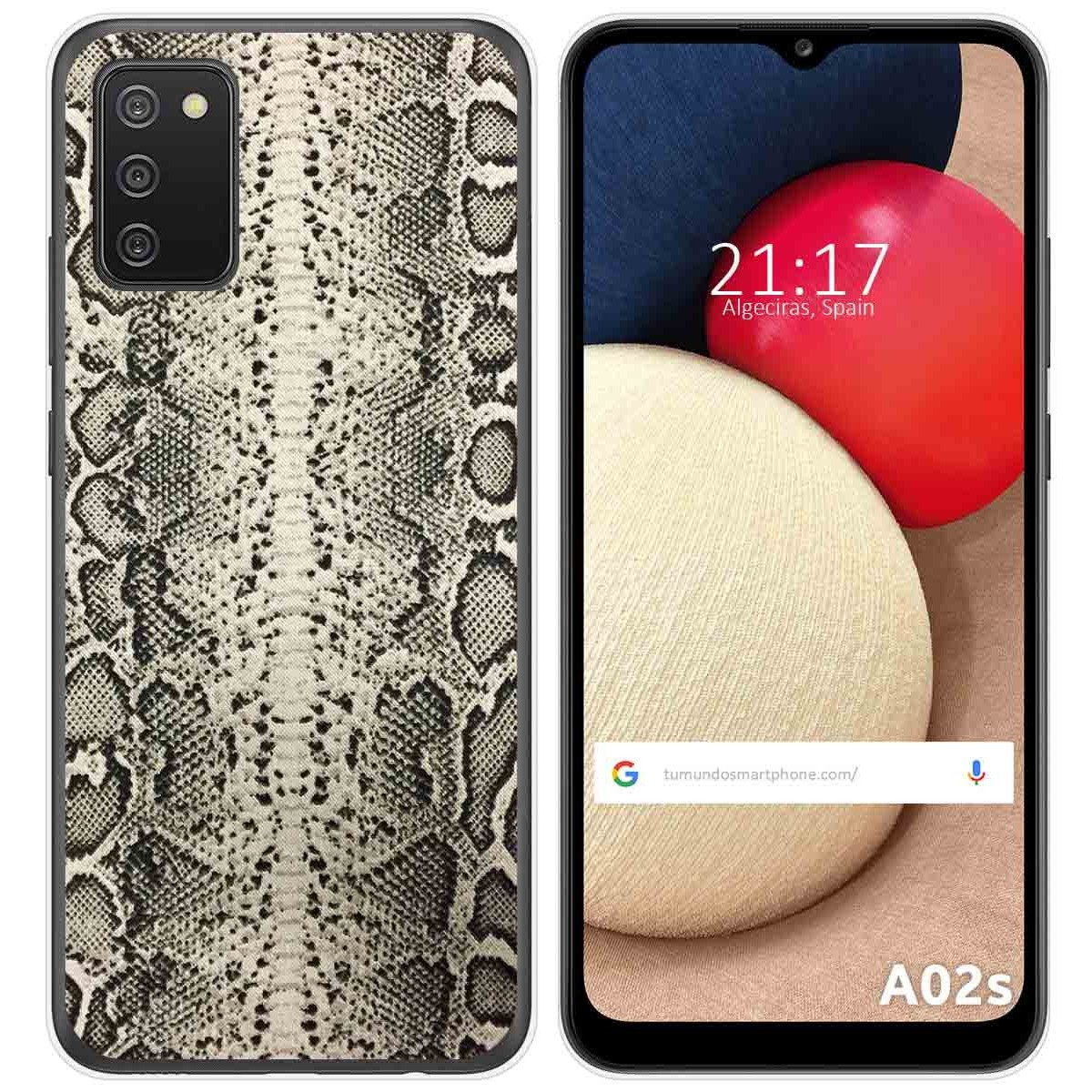 Funda Gel Tpu para Samsung Galaxy A02s diseño Animal 01 Dibujos