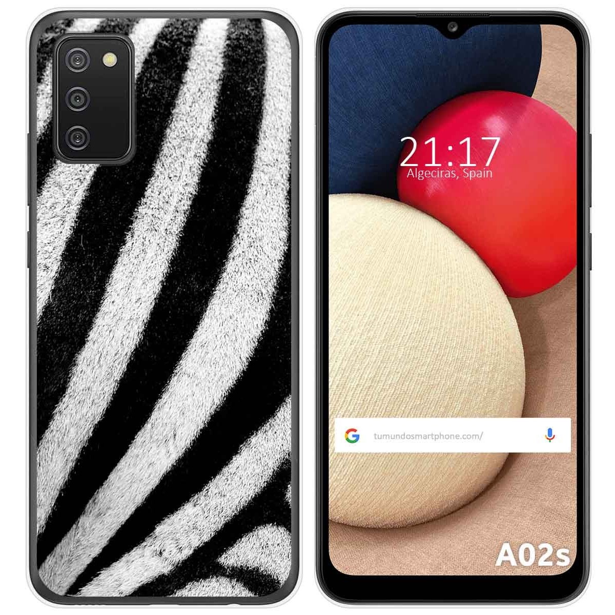 Funda Gel Tpu para Samsung Galaxy A02s diseño Animal 02 Dibujos