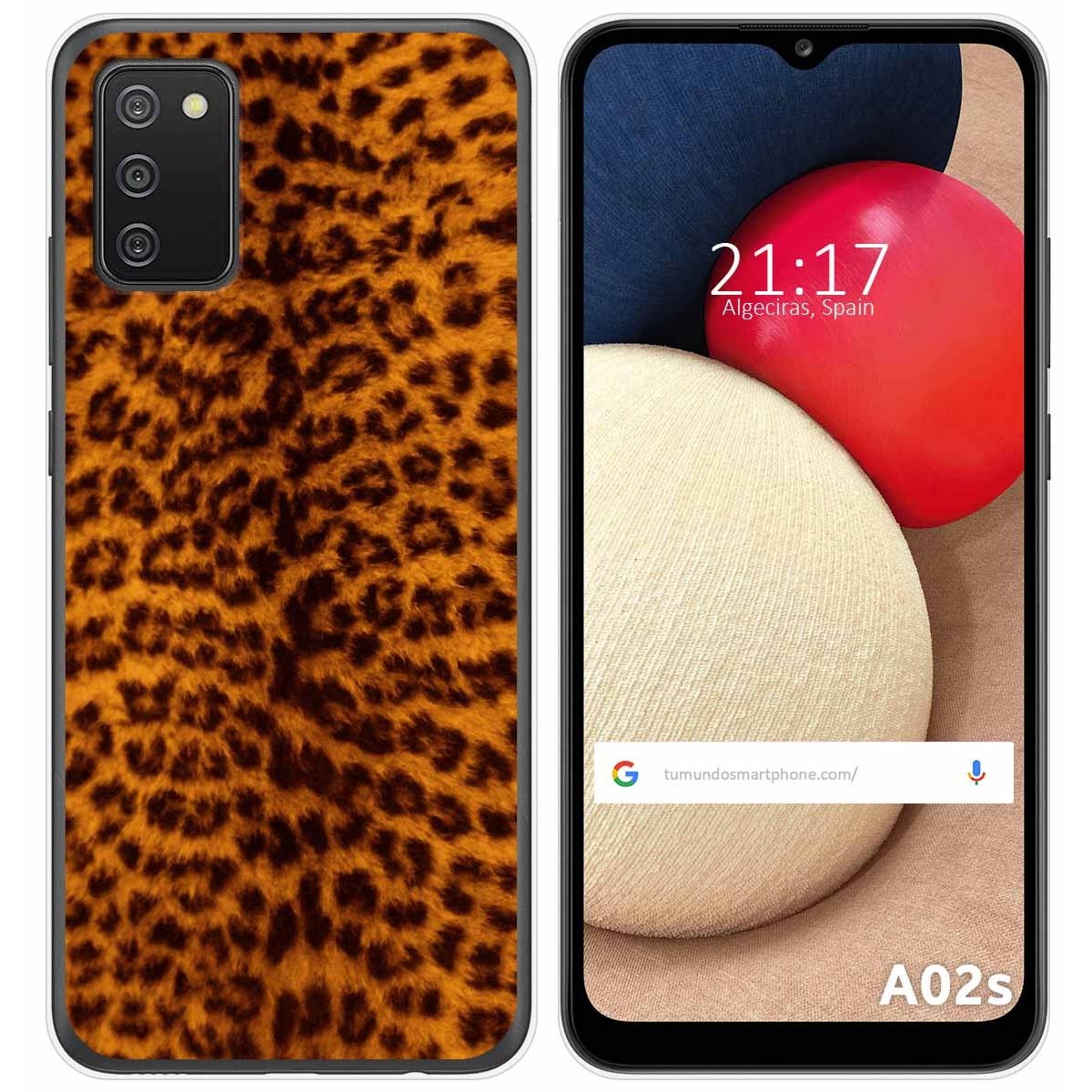 Funda Gel Tpu para Samsung Galaxy A02s diseño Animal 03 Dibujos