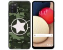 Funda Gel Tpu para Samsung Galaxy A02s diseño Camuflaje 01 Dibujos