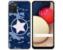 Funda Gel Tpu para Samsung Galaxy A02s diseño Camuflaje 03 Dibujos
