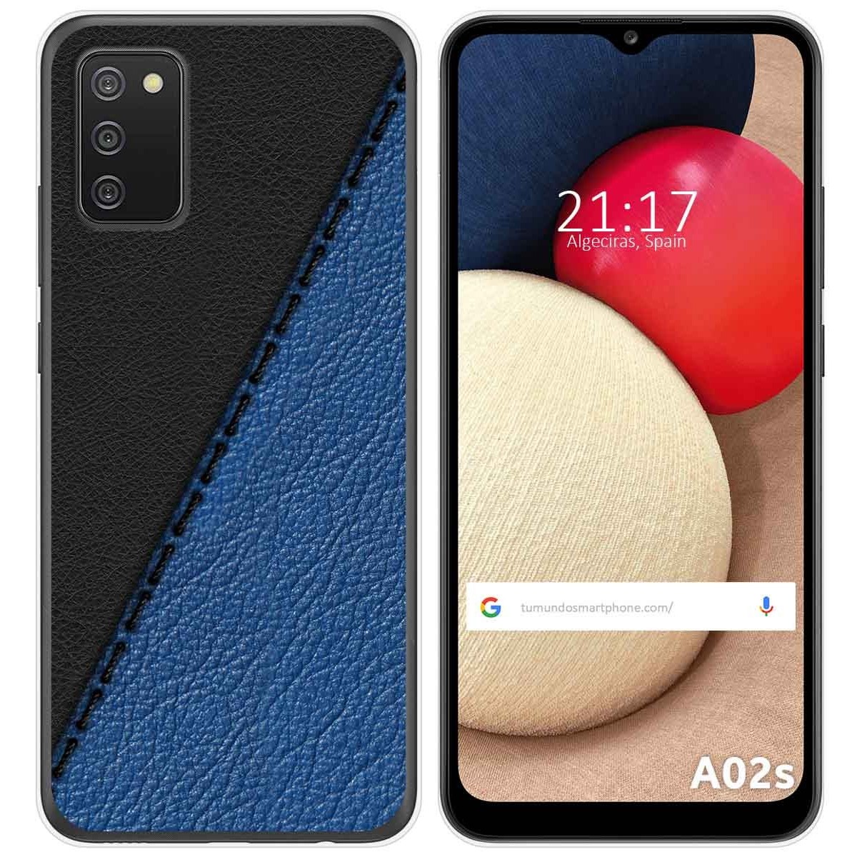 Funda Gel Tpu para Samsung Galaxy A02s diseño Cuero 02 Dibujos