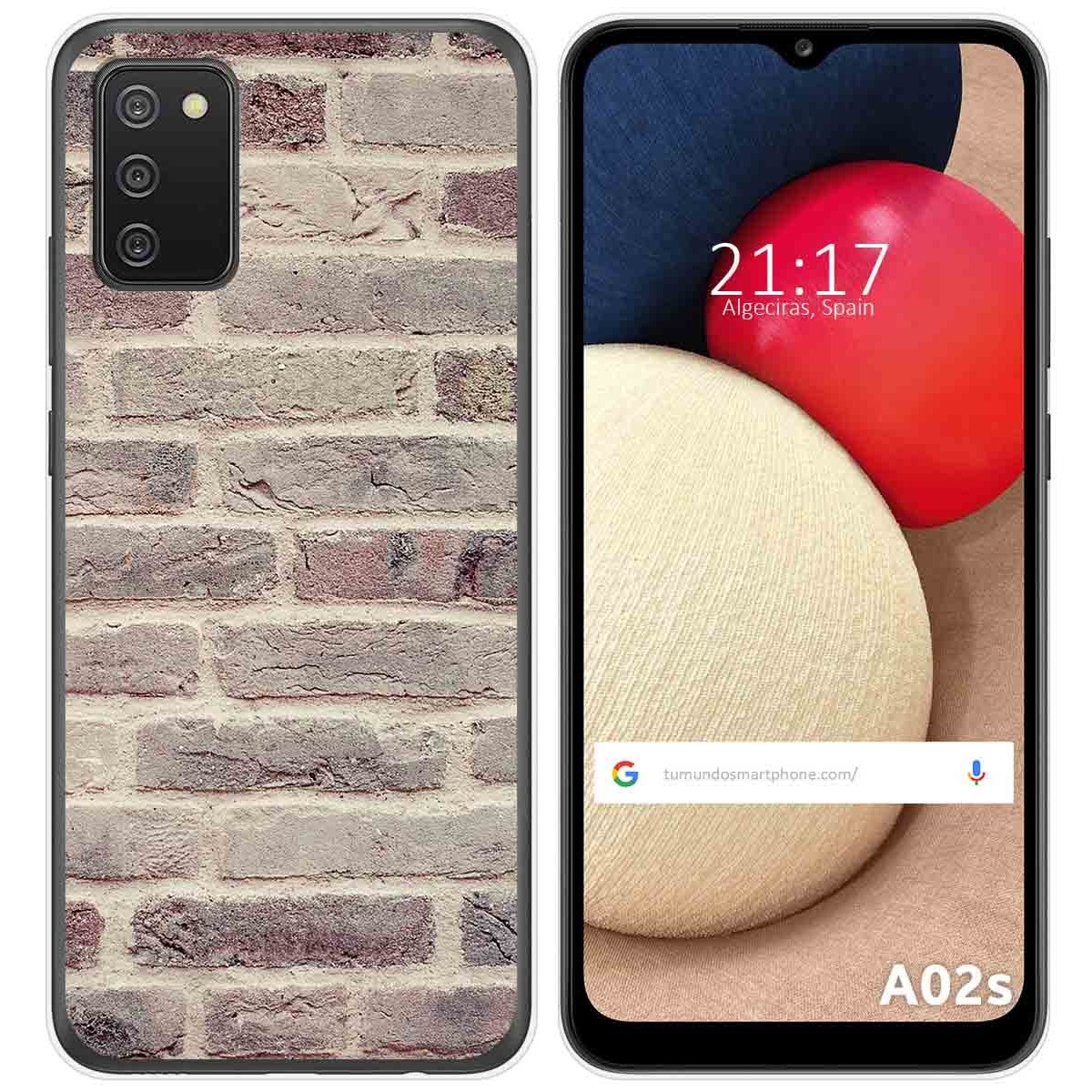 Funda Gel Tpu para Samsung Galaxy A02s diseño Ladrillo 01 Dibujos