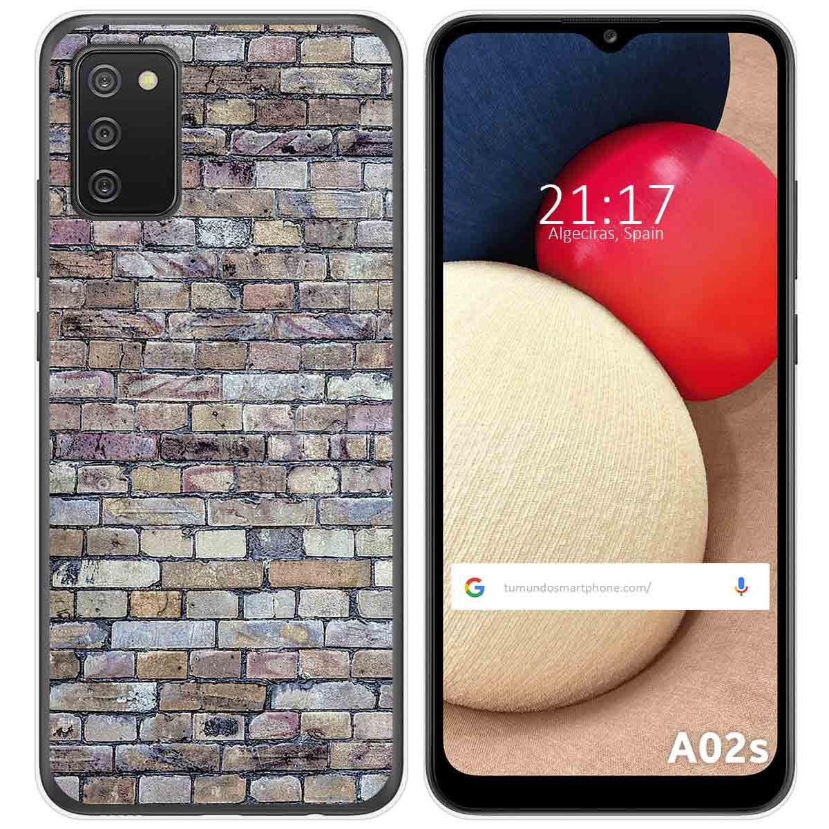 Funda Gel Tpu para Samsung Galaxy A02s diseño Ladrillo 02 Dibujos