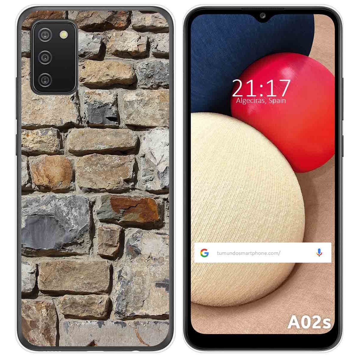 Funda Gel Tpu para Samsung Galaxy A02s diseño Ladrillo 03 Dibujos