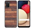 Funda Gel Tpu para Samsung Galaxy A02s diseño Madera 03 Dibujos