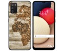 Funda Gel Tpu para Samsung Galaxy A02s diseño Madera 07 Dibujos