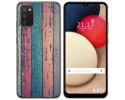 Funda Gel Tpu para Samsung Galaxy A02s diseño Madera 10 Dibujos