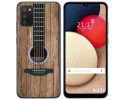 Funda Gel Tpu para Samsung Galaxy A02s diseño Madera 11 Dibujos
