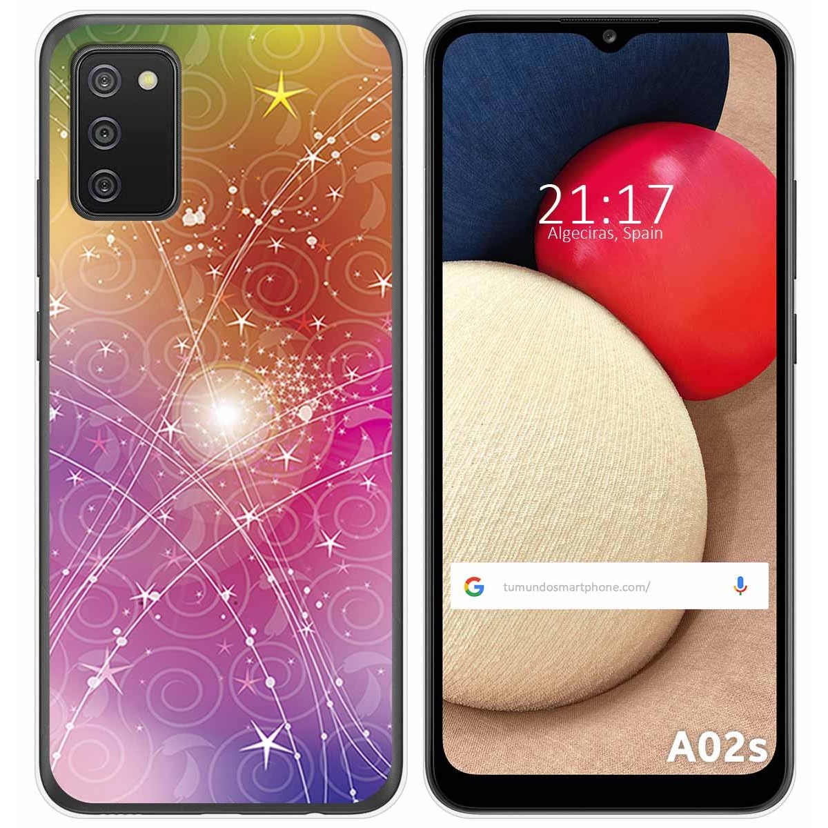 Funda Gel Tpu para Samsung Galaxy A02s diseño Abstracto Dibujos