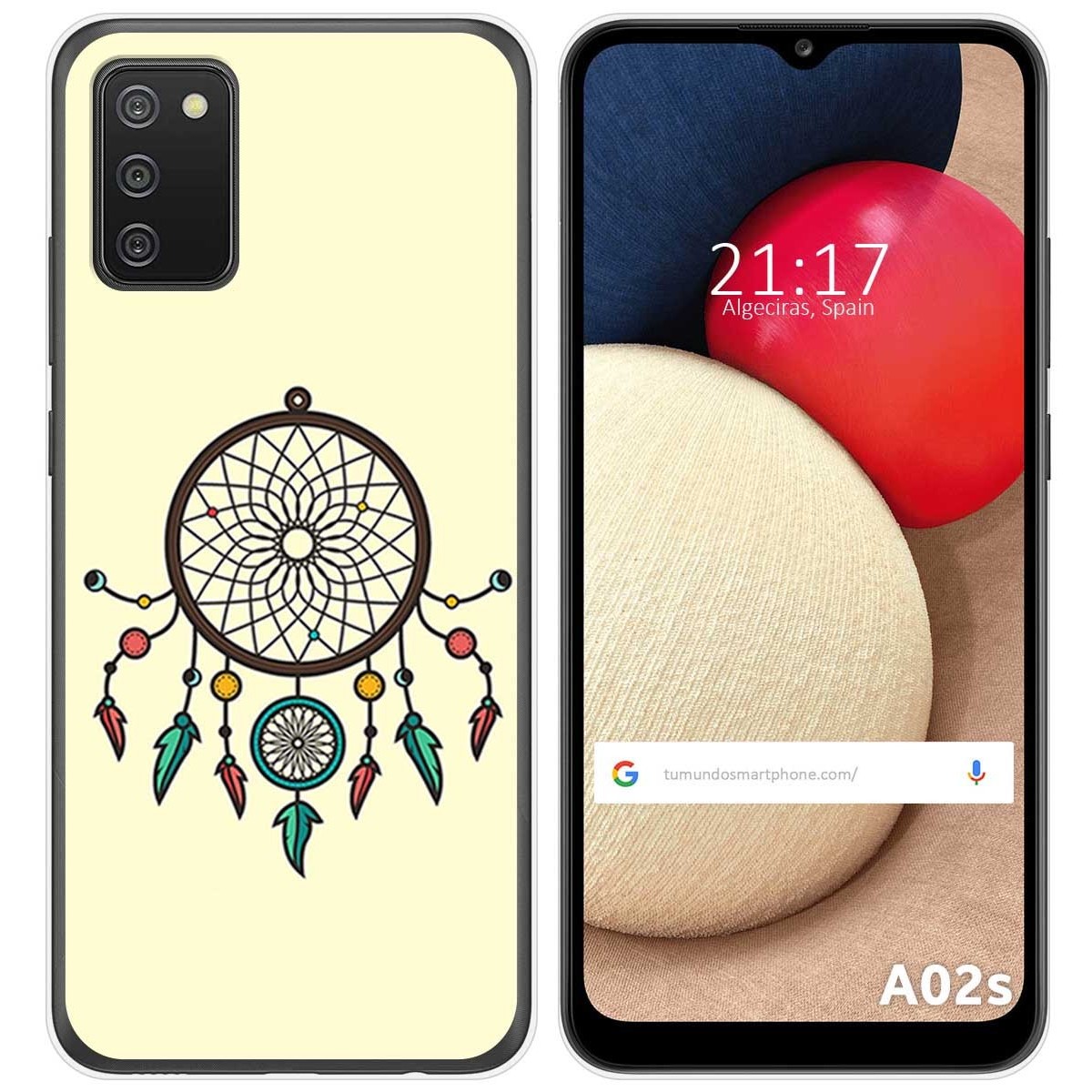 Funda Gel Tpu para Samsung Galaxy A02s diseño Atrapasueños Dibujos