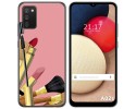 Funda Gel Tpu para Samsung Galaxy A02s diseño Brochas Dibujos