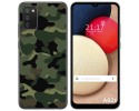 Funda Gel Tpu para Samsung Galaxy A02s diseño Camuflaje Dibujos
