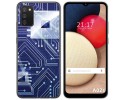 Funda Gel Tpu para Samsung Galaxy A02s diseño Circuito Dibujos