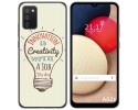 Funda Gel Tpu para Samsung Galaxy A02s diseño Creativity Dibujos