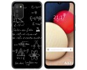 Funda Gel Tpu para Samsung Galaxy A02s diseño Formulas Dibujos