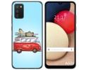 Funda Gel Tpu para Samsung Galaxy A02s diseño Furgoneta Dibujos