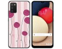Funda Gel Tpu para Samsung Galaxy A02s diseño Flores Vintage Dibujos