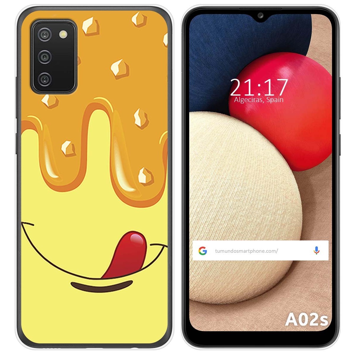 Funda Gel Tpu para Samsung Galaxy A02s diseño Helado Vainilla Dibujos
