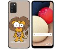 Funda Gel Tpu para Samsung Galaxy A02s diseño Leon Dibujos